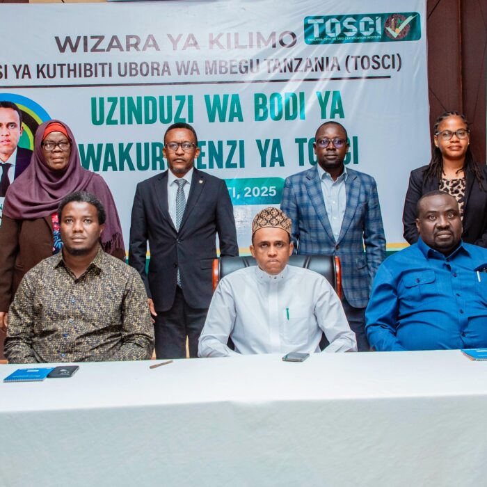 Uzinduzi wa bodi mpya TOSCI